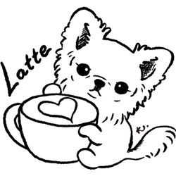 Latte（モノクロ）