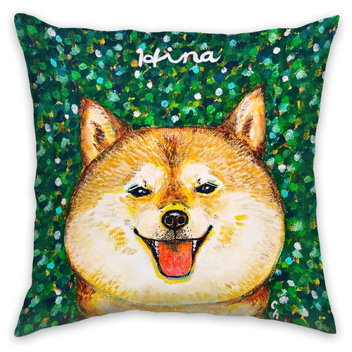 NO.19 hina キャンバス地クッション