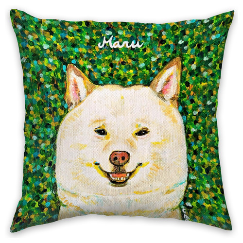 NO.21 maru キャンバス地クッション