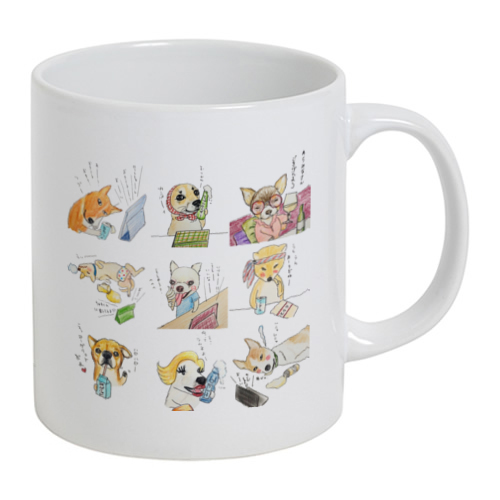 妄想イラストリモート飲み会_