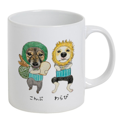 こんぶくんわらびくん(文字あり)