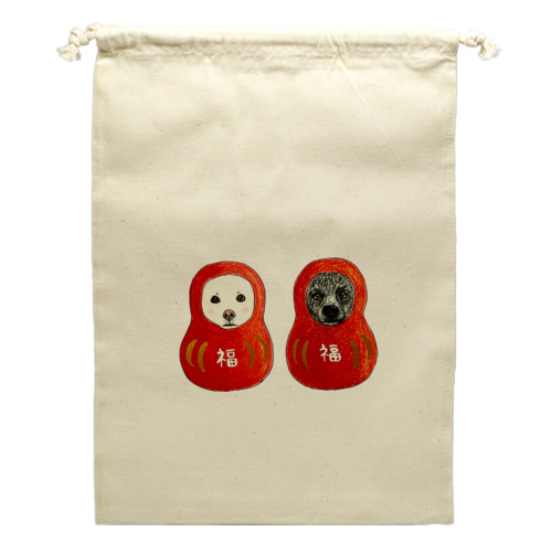 リリーさんとタックくん（だるま）