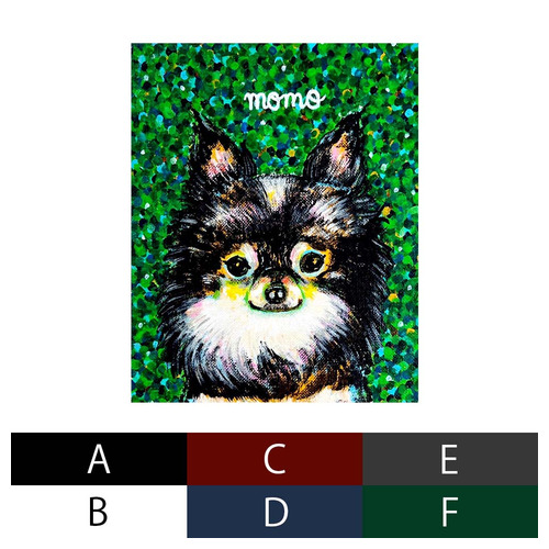 NO.1 momo アクリル画Tシャツ