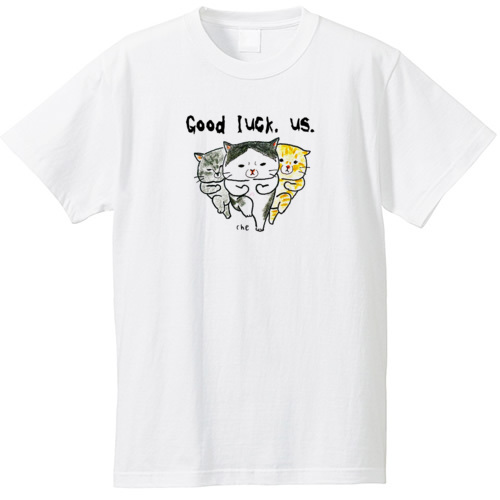 Good luck. us. (黒文字)