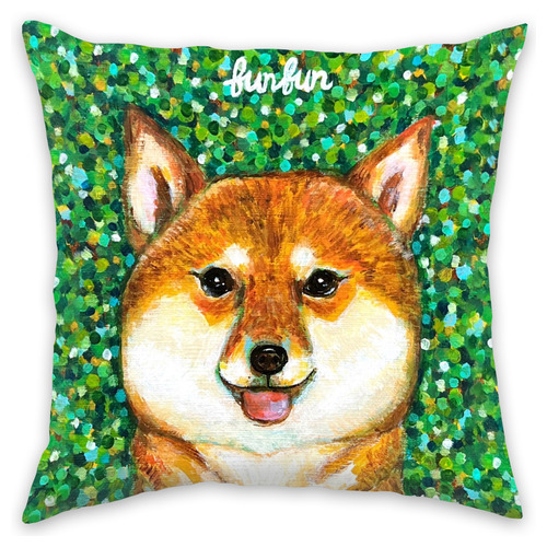 NO.6 funfun キャンバス地クッション