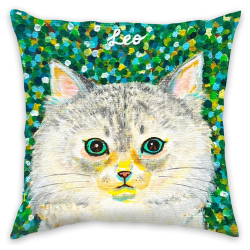 NO.7 Leo キャンバス地クッション